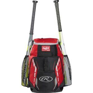 Baseball & Softball Backpack Equipment Bag | T-Ball / Rec /Trave |Multiple Color